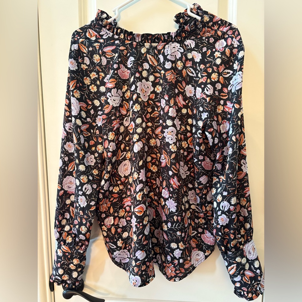 Ann Taylor Multicolor Floral Blouse